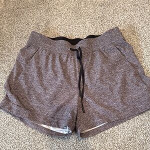 Lululemon Athletica Heathered Gray Athletic Shorts